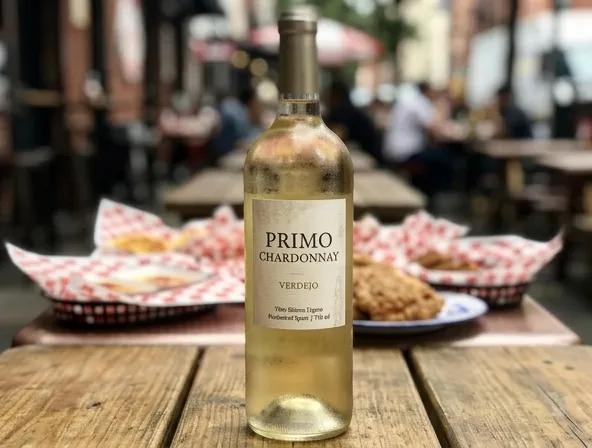 Popular item de Hot Mamma's Kitchen: Primo Chardonnay (botella 750 ml)
