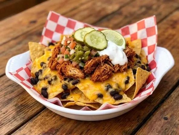 Popular item de Hot Mamma's Kitchen: Nachos Half