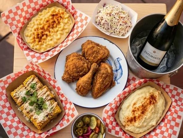 Popular item de Hot Mamma's Kitchen: Fiesta Package con Burbujas